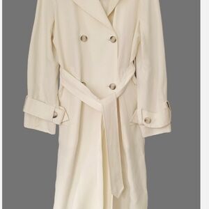 ❤️Elegant Cream Double-Breasted Trench Coat❤️